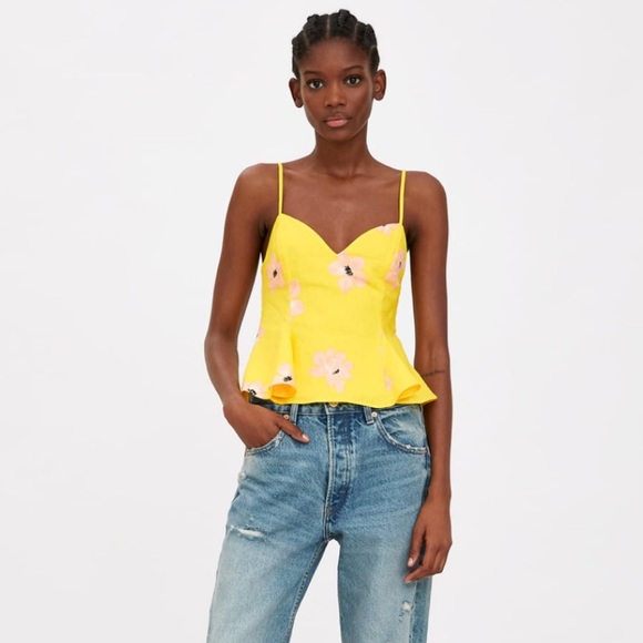 Zara Tops - NWOT Zara XS bust strap tank top